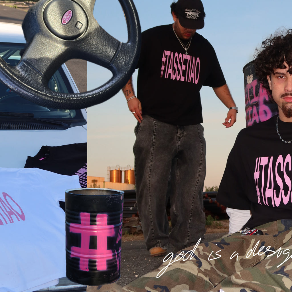 #TASSETIAO Black Tee