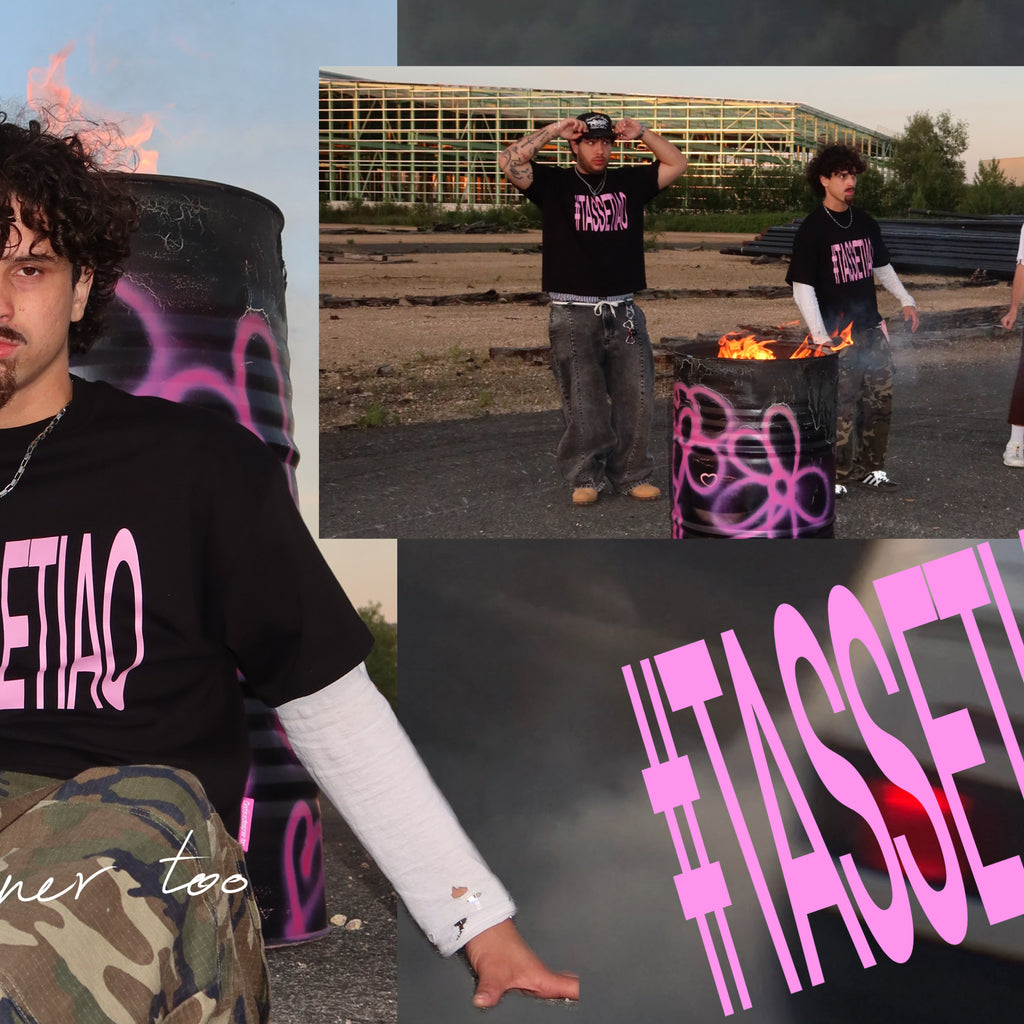 #TASSETIAO Black Tee