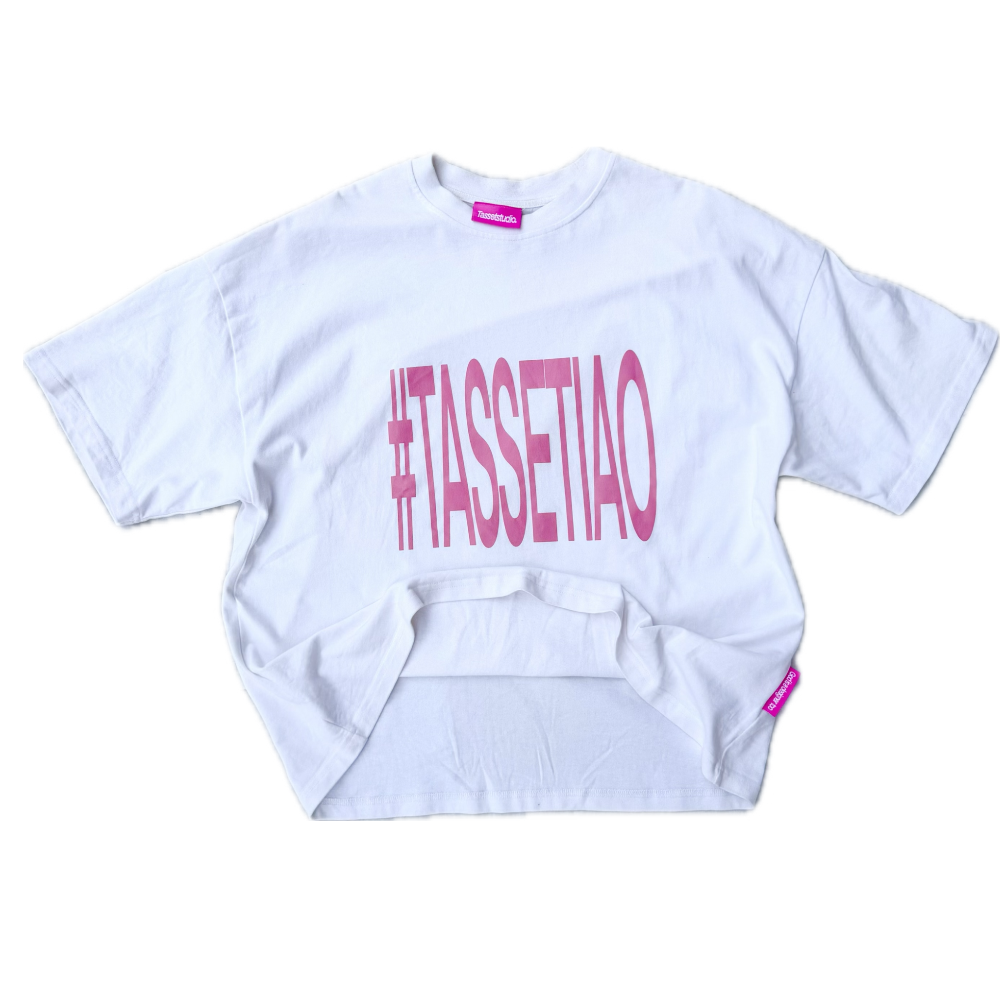 #TASSETIAO White Tee