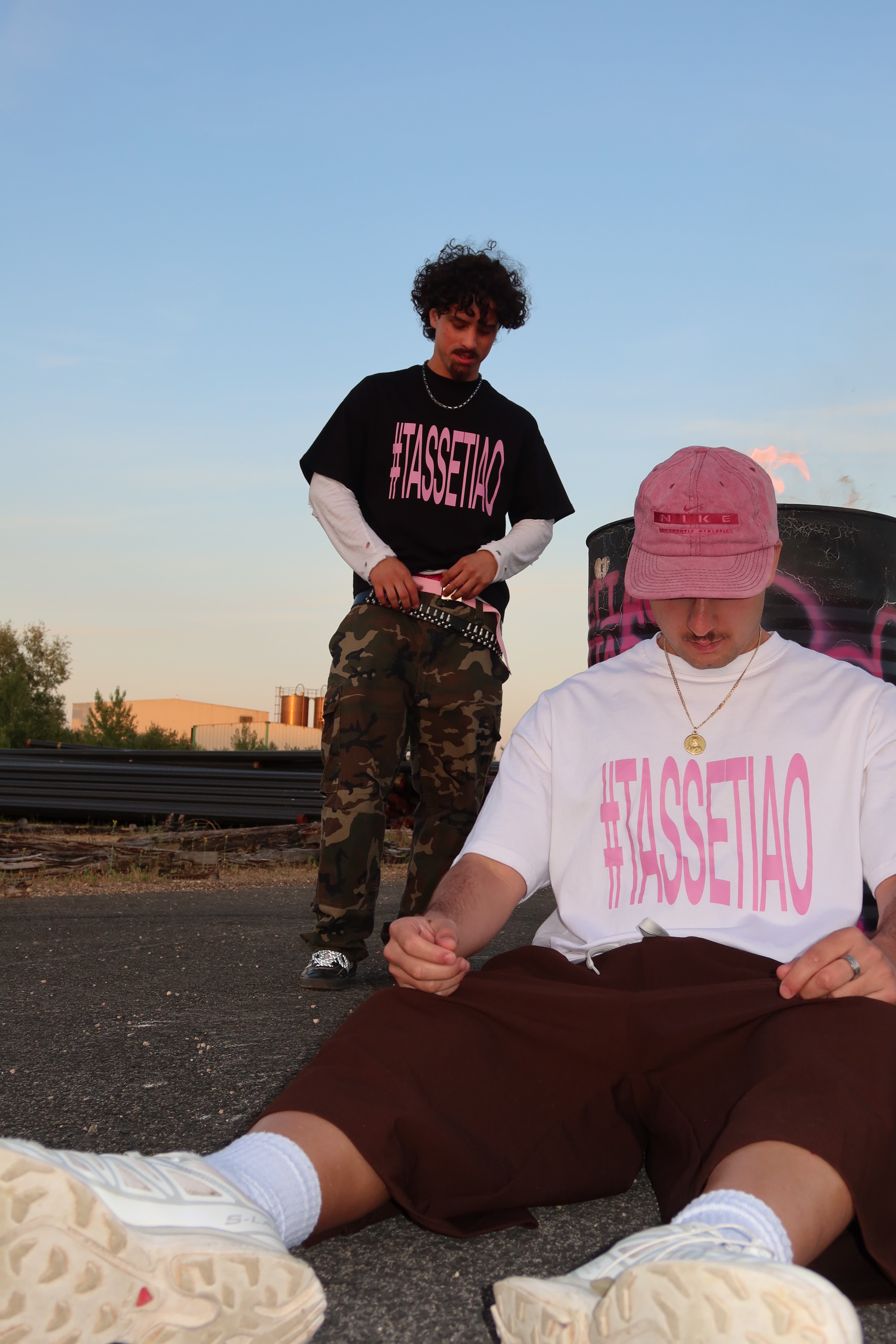 #TASSETIAO White Tee